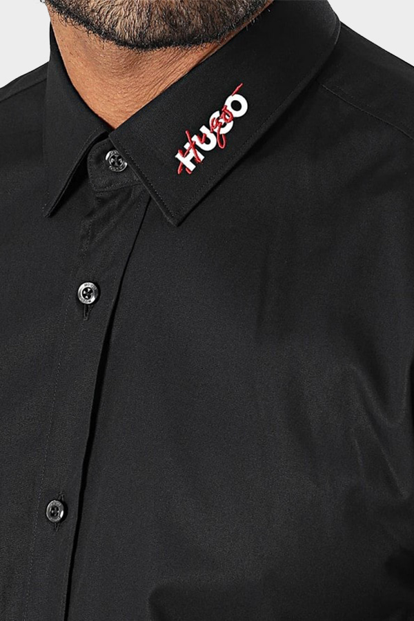 ΠΟΥΚΑΜΙΣΟ HUGO - 001 ΜΑΥΡΟ